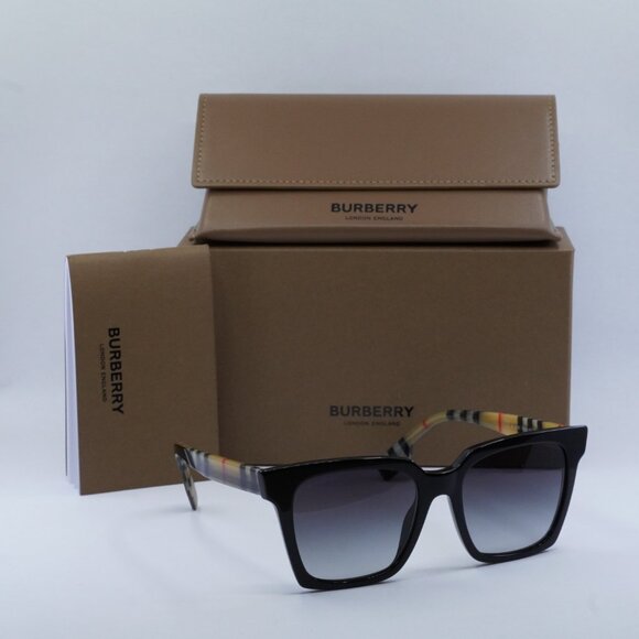 Burberry BE4335 39298G Sunglasses - Black/Grey main image 4